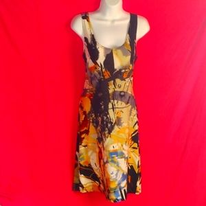 Like New! Fantazia Abstract Print A-Line Dress